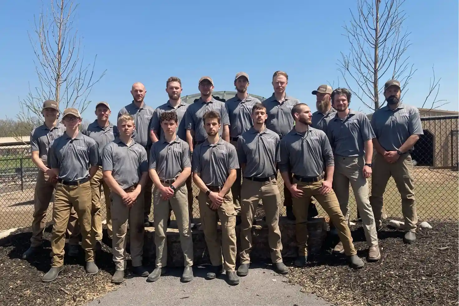 top knot staffs in uniform